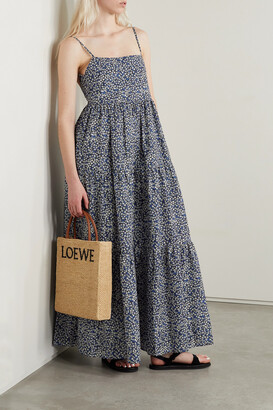 Matteau + Net Sustain Tiered Floral-print Organic Cotton